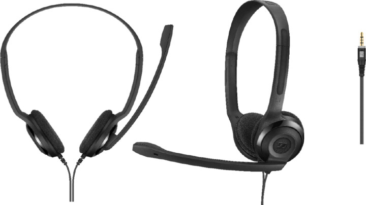 Kufje Sennheiser PC 5 CHAT, të zeza