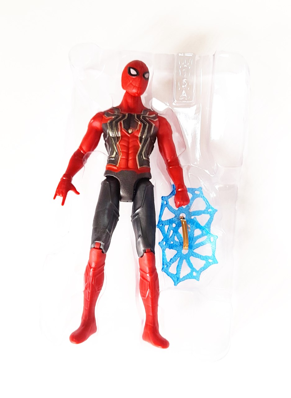 Figurë Spiderman Action FSAD, 17cm, me dritë