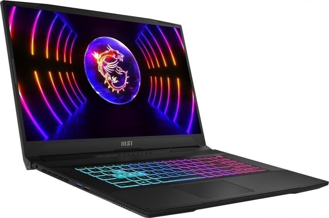 Лаптоп MSI Katana 17 B12UCRK-1055XPL, 17.3" 144 Hz, Intel Core i5 12450H, 16 GB RAM, 512 GB SSD, NVIDIA GeForce RTX 3050