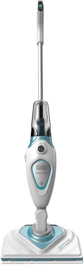 Shtupë me avull Black & Decker 2-in-1 FSM1616, 1600 W, 0.35 l, e bardhë