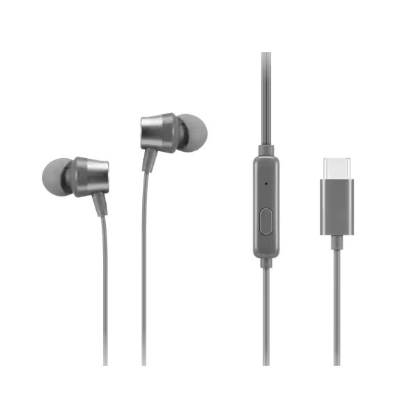 Dëgjuese Lenovo 300 USB-C GXD1J77353, me kabllo, të hirta