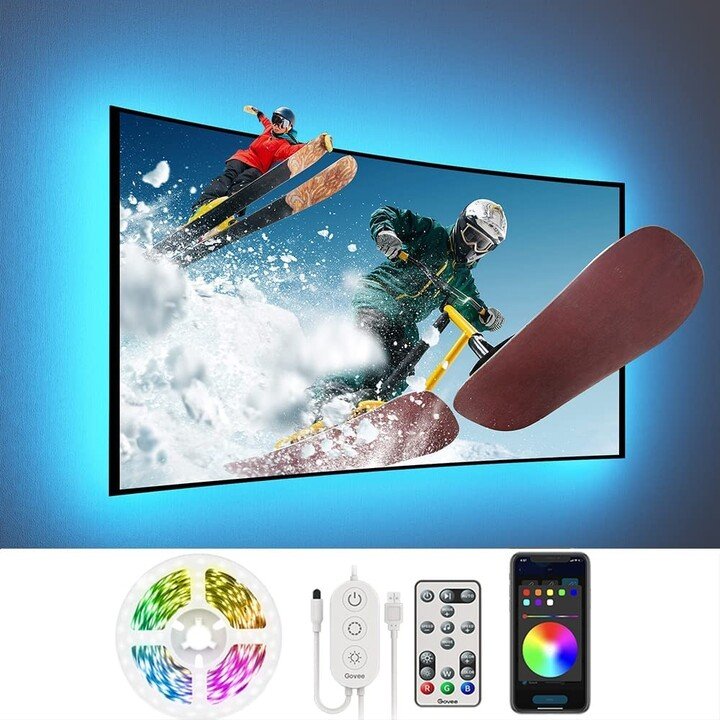 Ndriçim për lojë dhe televizior Govee TV 46-60" RGB + kontrollues Ndriçim për lojë dhe televizior Govee TV 46-60" RGB + kontrollues