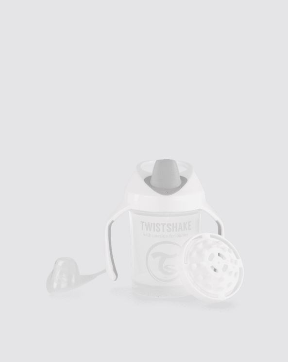 Shishe për bebe Twistshake Mini 230ml 4+ muaj, Bardhë