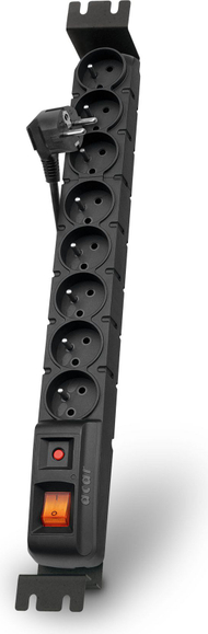 Kordon zgjatues elektrik Acar S8 FA RACK, 230V, 5m, i zi Kordon zgjatues elektrik Acar S8 FA RACK, 230V, 5m, i zi