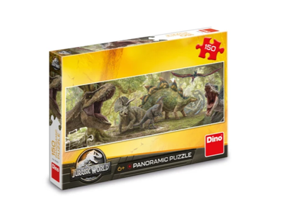 Puzzle Dino Jurasic World Panoramic, 150 pjesë, 6+ vjeç