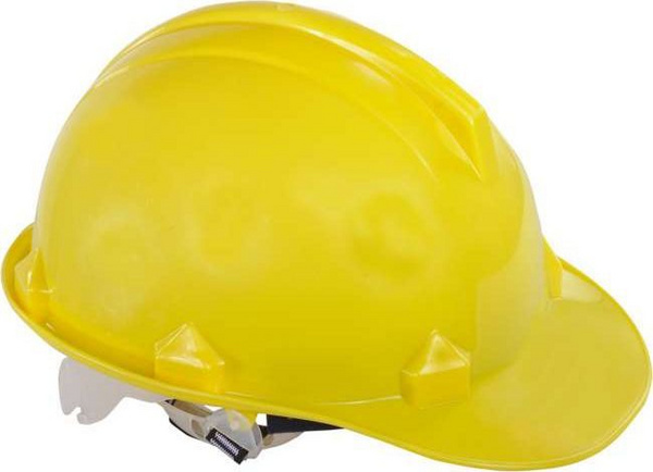 Helmtë mbrojtëse industriale Lahti Pro, e verdhë
