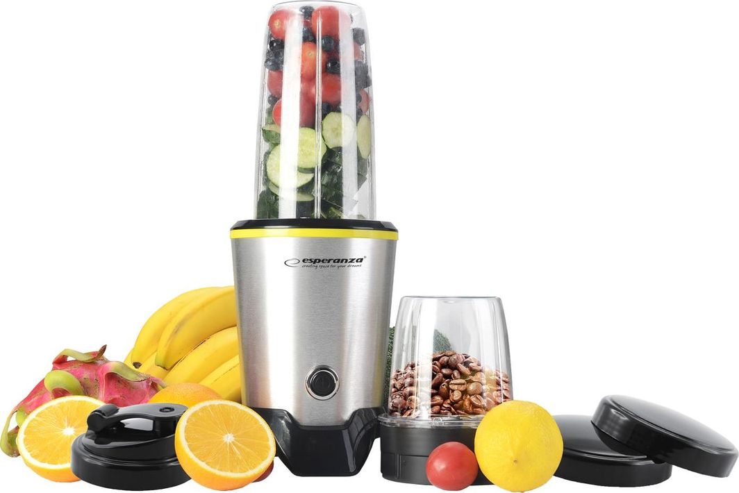Blender Esperanza Nutri Master EKM028, 1000W, i argjendtë/i zi