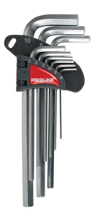 Set çelësash gjashtëkëndor Proline lloji L, 1.5 - 10mm, 9 copë 
