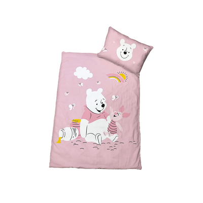 Këllëf jorgani dhe këllëf jastëku - 100x135cm - Winnie pooh