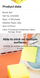 Postit DELI 51x51 400fl neon mix a03303 1/6