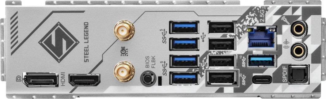 Pllakë amë ASRock B650 STEEL LEGEND WIFI, PCIe 5.0, DDR5, e bardhë