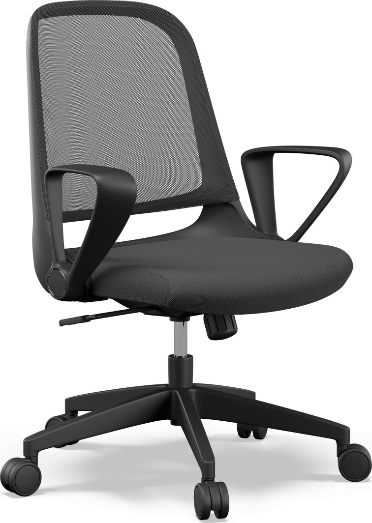 Канцелариска столица SENSE7 Sopty, црна