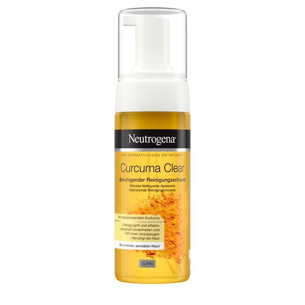 Shkumë pastrimi Neutrogena Curcuma Clear, 150 ml