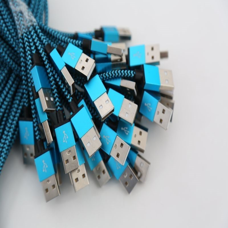 Kabllo Omega Micro USB, 2A, 1m, e kaltër (44190)