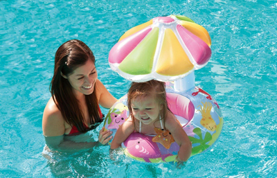 56583 FISH AND FRIENDS BABY FLOAT, 112X64
