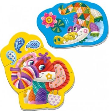 Puzzle magnetik për fëmijë Roter Kafer, elefant dhe krokodil Puzzle magnetik për fëmijë Roter Kafer, elefant dhe krokodil