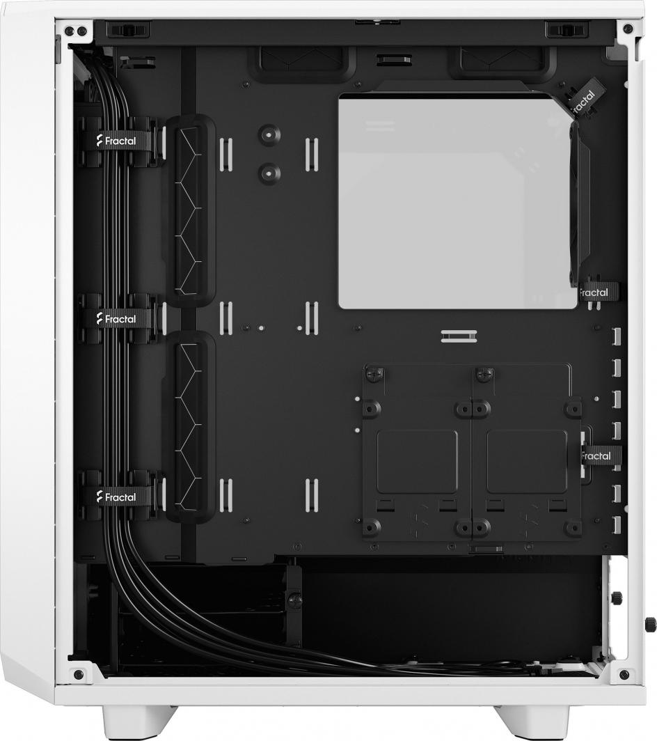 Kasë Fractal Design Meshify 2 Compact TG Clear Tint, e bardhë, Midi Tower