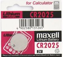 Bateri Maxell CR2025, 3 V, 1 copë