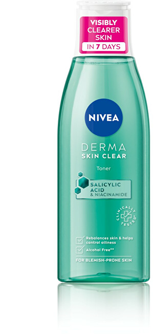 Losion pastrues për lëkurë Nivea Derma Skin Clear (Toner), 200 ml