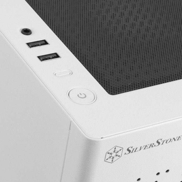 Куќиште за компјутер SilverStone Sugo 16, бело, Small Form Factor