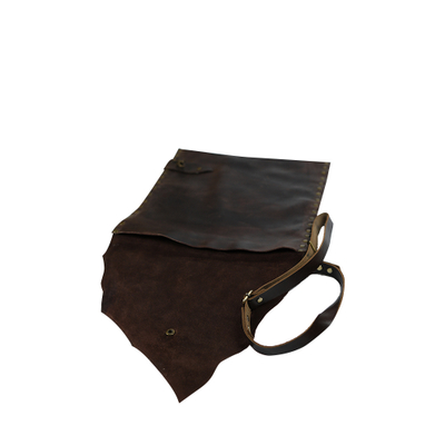 Çantë krahu me dizajn unik FD Leather, e zezë