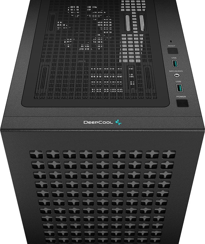 Kasë Deepcool CH370, e zezë, Midi Tower