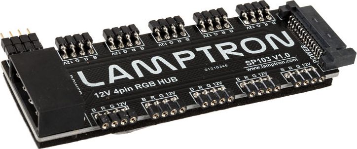 Hub për kompjuter Lamptron SP103 10x RGB
