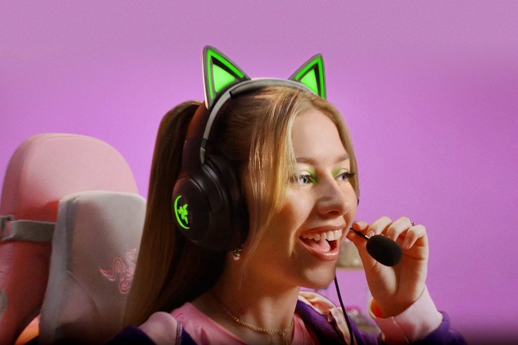 Kufje Razer Kraken Kitty V2