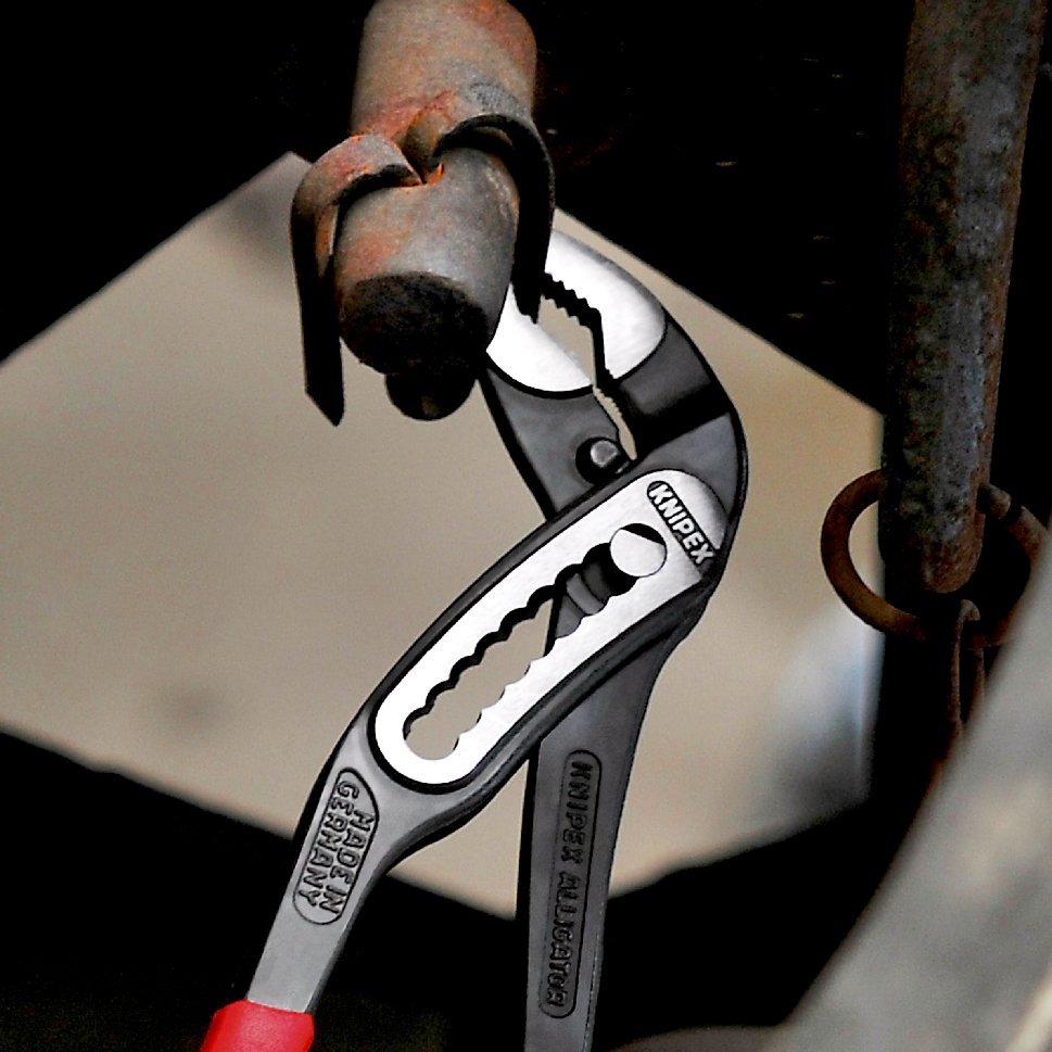 Pinca Knipex për tuba uji, 50mm, të kuqe / zeza (88 01 250)