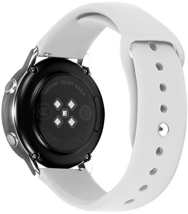 Rrip 4wrist për Samsung Galaxy Watch, 20 mm, i bardhë