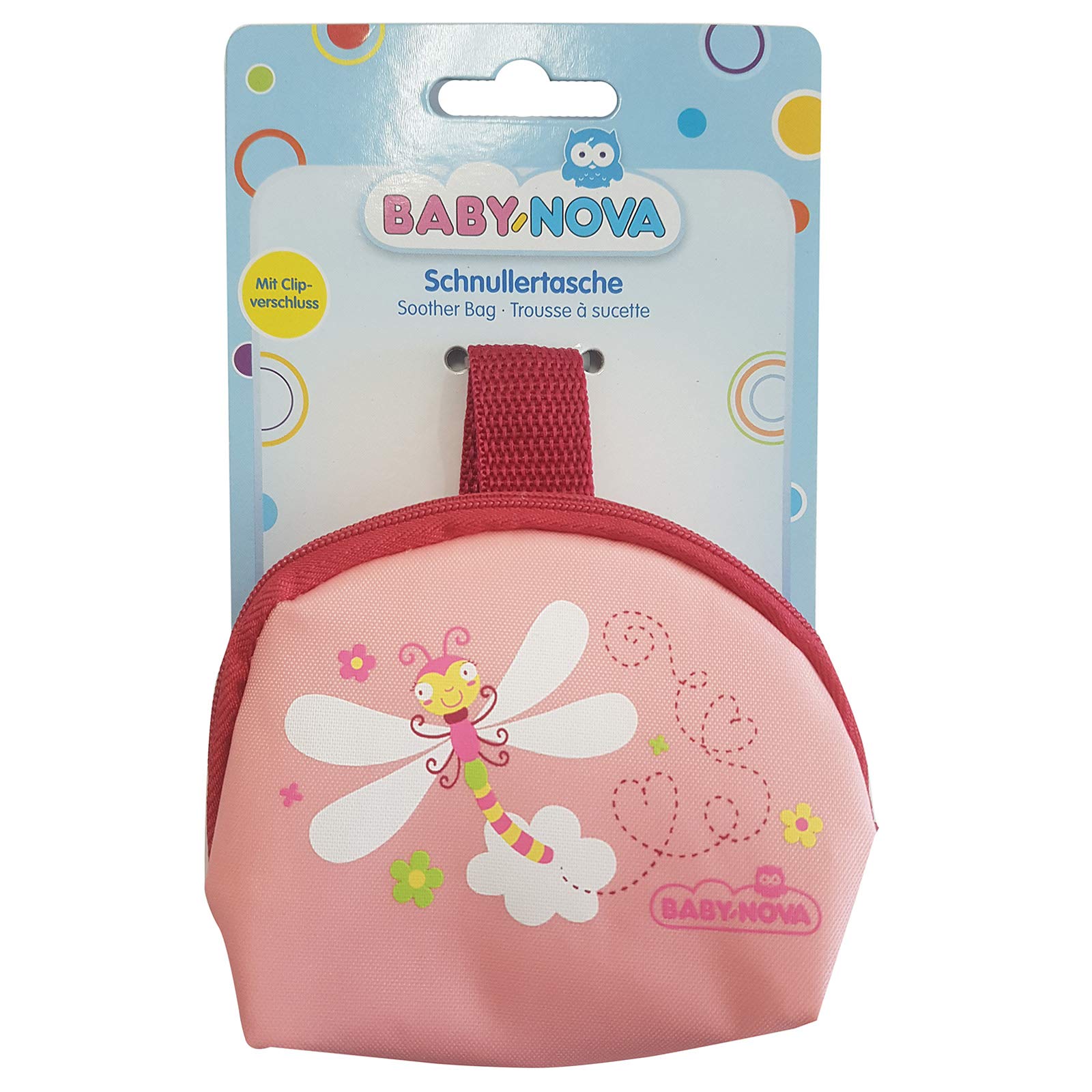 Çantë për mema Baby Nova, rozë