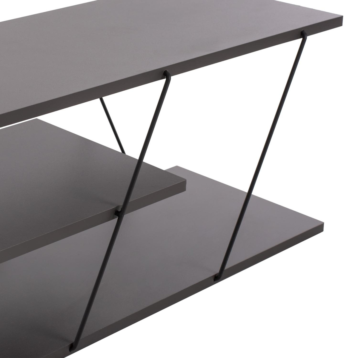 Komodë për TV Tars 120x32x33cm (HM8922.20), gri