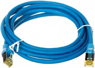 Kabllo rrjeti Digitus Patch Cord S/FTP Cat.6A LS0H (DK-1644-A-020/B), 2 m, e kaltër