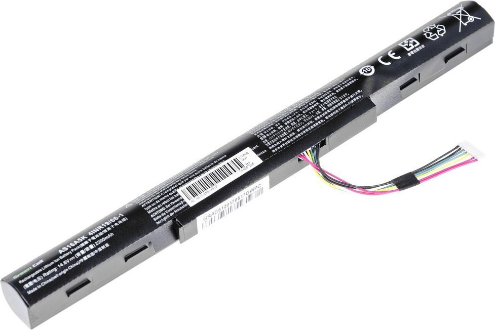 Bateri për laptop Green Cell AS16A5K për Acer Aspire E 15 E15 E5-575 E5-575G E 17 E17 E5-774 E5-774G (AC51)