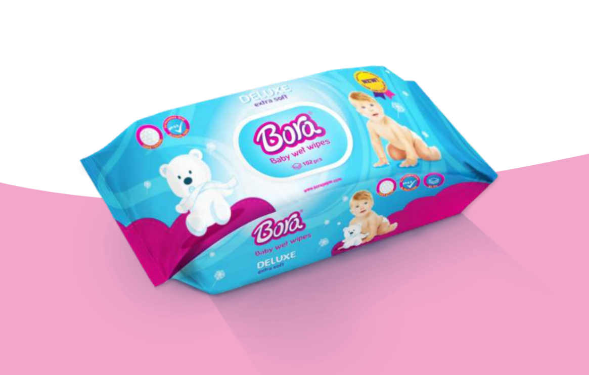 Letra të lagështa Bora, de luxe 102pcs