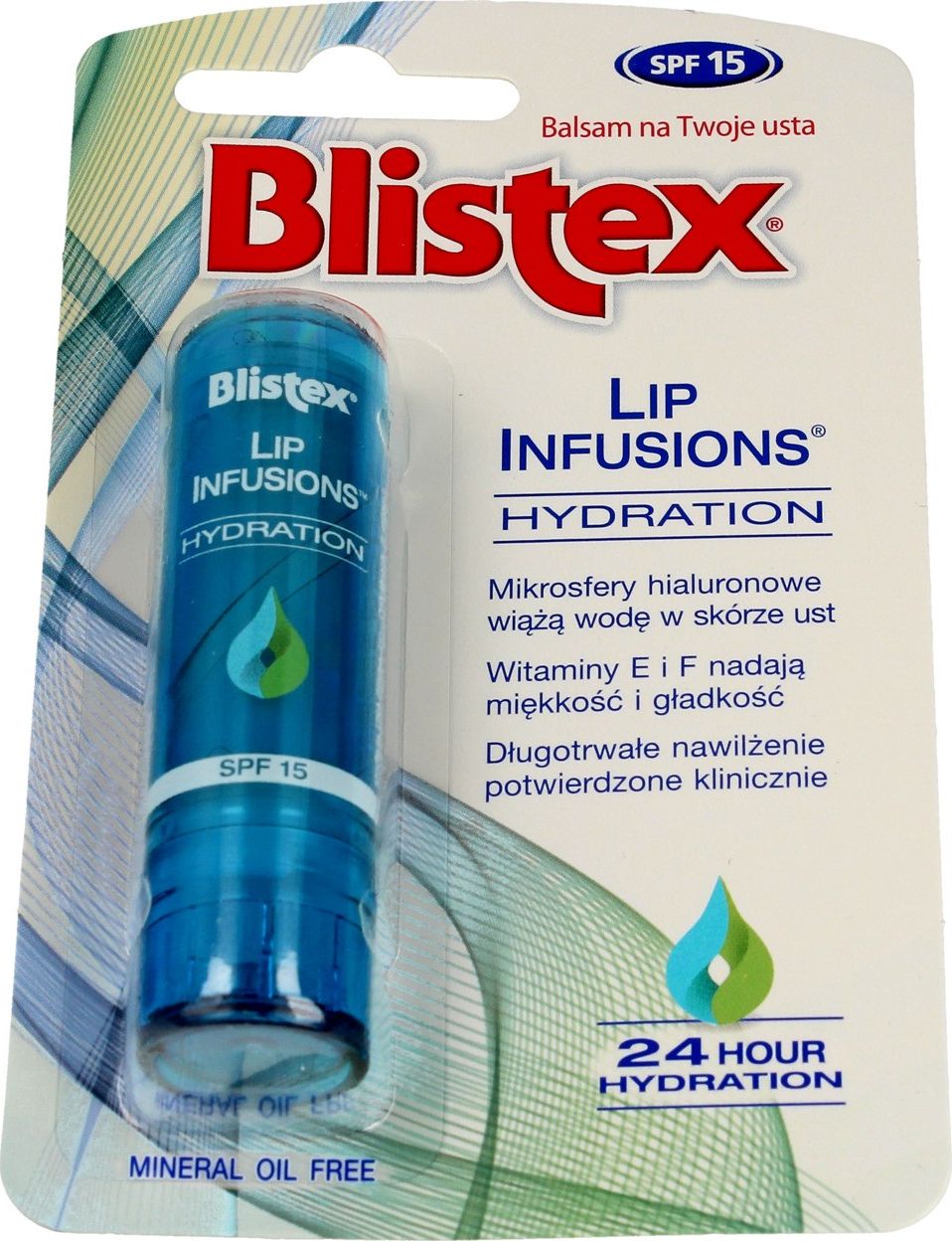 Libellë Blistex Lip Infusions, e kaltër