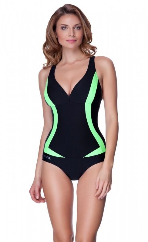 Rroba banje Aqua-Speed GRETA 40/01 të zeza-jeshile (44586)