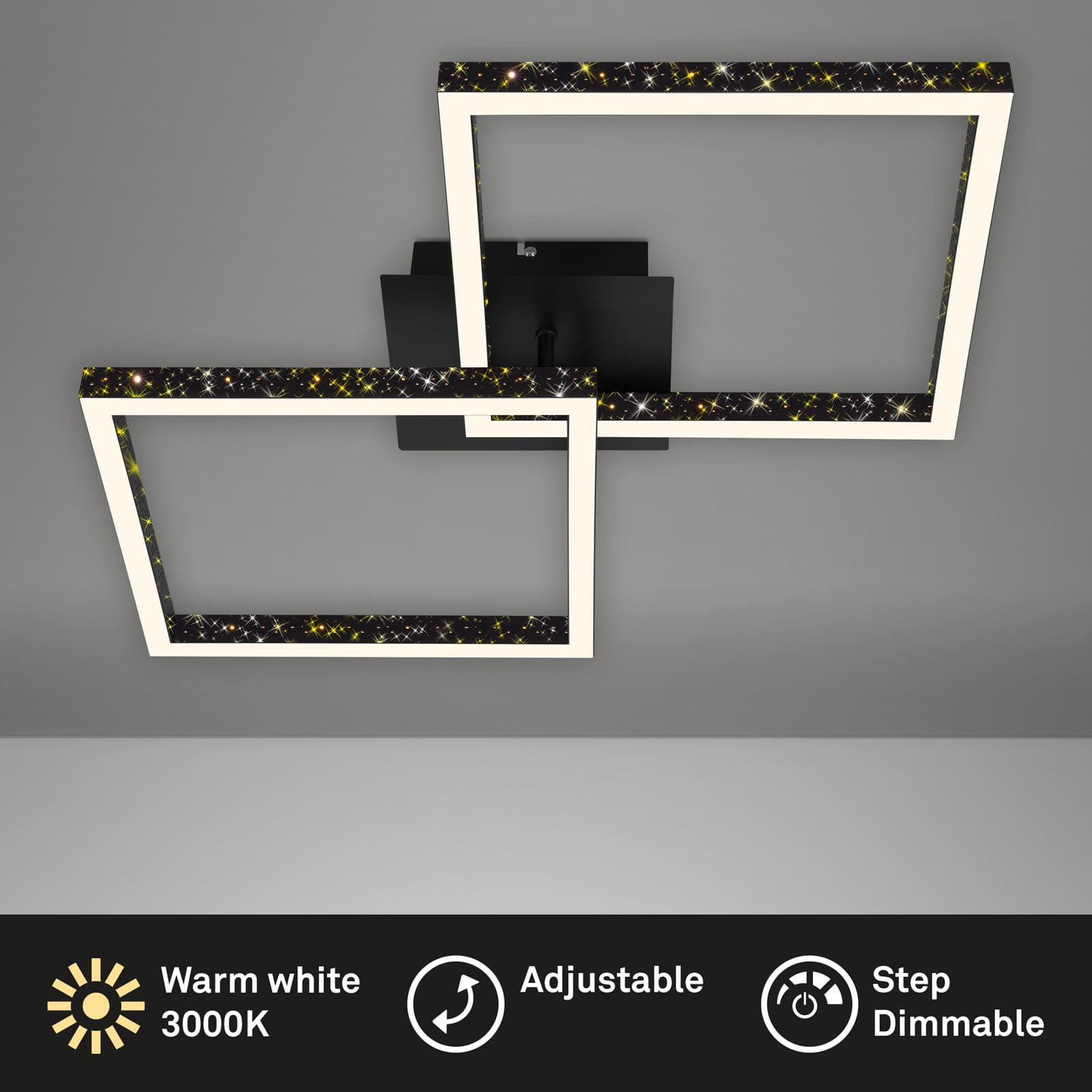 Ndriçues Briloner Led  52 cm, panel LED 20W, 2000 lm, i zi