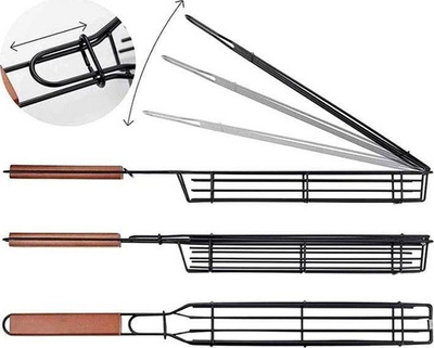 Shportë për pjekje në skarë Apte (Ag666f), e zezë