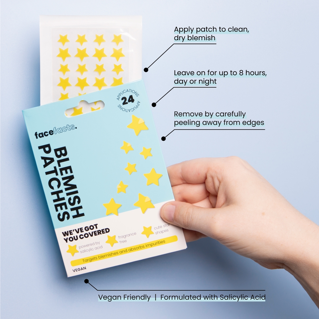 Face Facts Blemish Patches - Yellow Stars