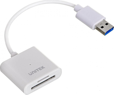 Lexues Unitek (Y-9321), SD në USB 3.0, i bardhë