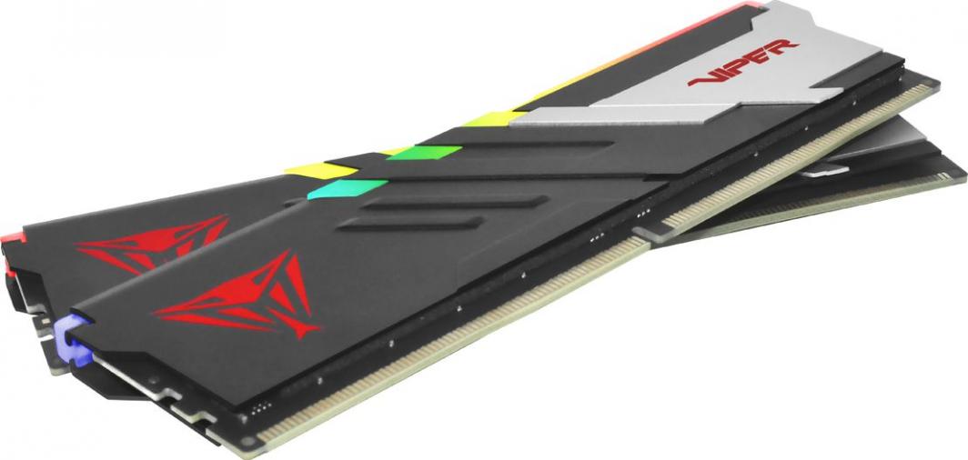 Memorie Patriot Viper Venom RGB, DDR5, 32 GB, 6200 MHz, CL40, PVVR532G620C40K