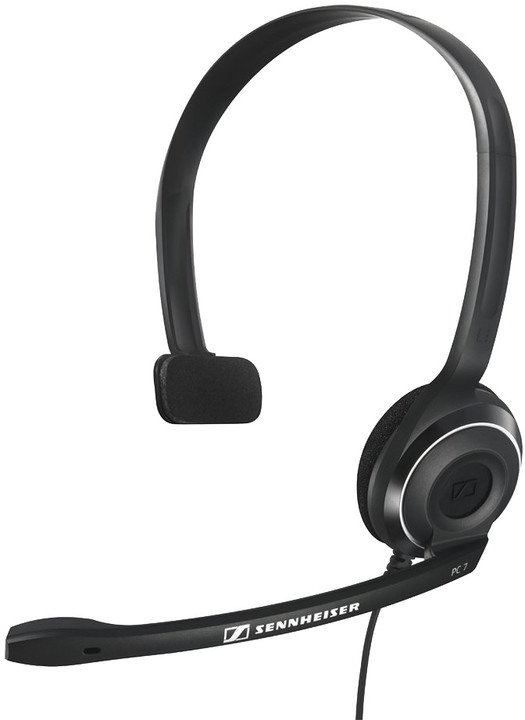 Kufje me mikrofon Sennheiser PC 7 USB, e zezë