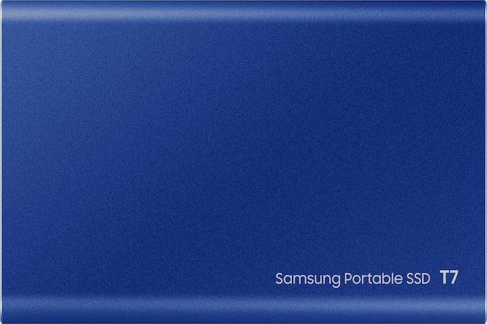 Disk i jashtëm SSD Samsung T7 (MU-PC1T0H / WW), 1TB, i kaltër