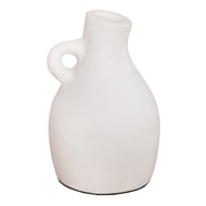 Vazo dekorative Clayvon Φ13x21Hcm (HM4405), bardhë Vazo dekorative Clayvon Φ13x21Hcm (HM4405), bardhë