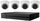 Set HiLook IK-4142TH-MH/P(C) - 104MH-D/4P + 4xIPC-T221H + 1TB HDD, i bardhë