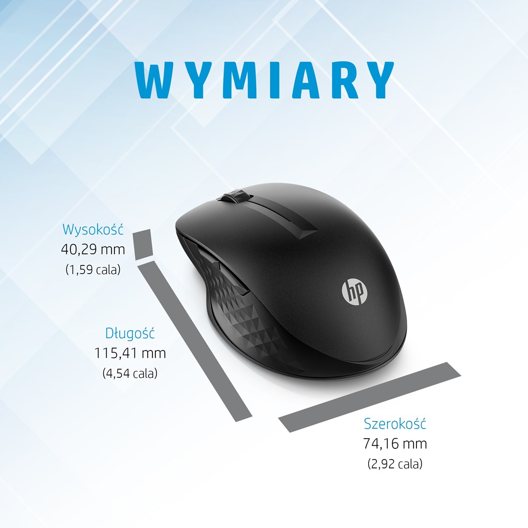 Maus HP 430, RF Wireless + Bluetooth, i zi