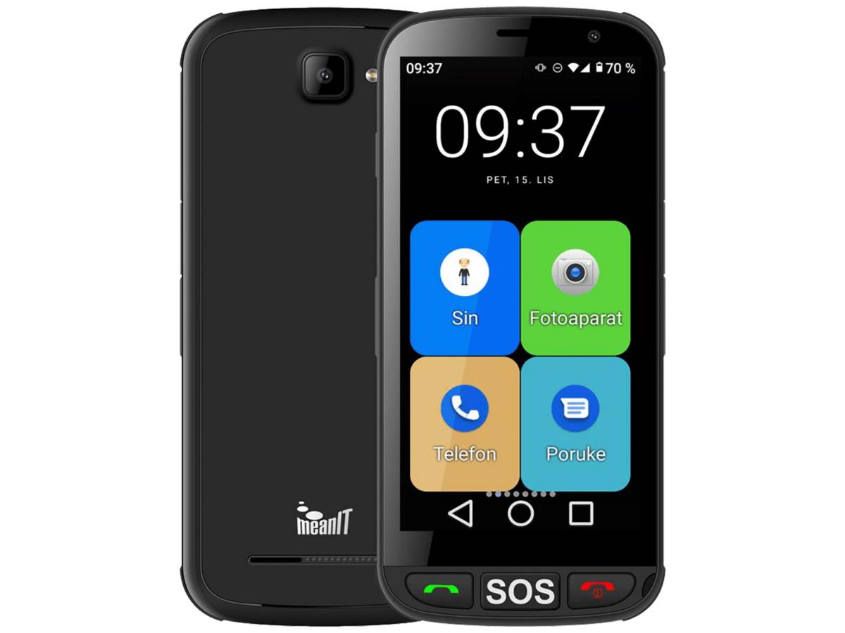 Celularë meanIT Smart S5,Dual Sim, i zi