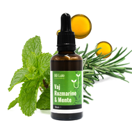 Vaj për rritjen e flokëve 99 Lule, Rozmarinë & Mentë Organike, 50 ml Vaj për rritjen e flokëve 99 Lule, Rozmarinë & Mentë Organike, 50 ml