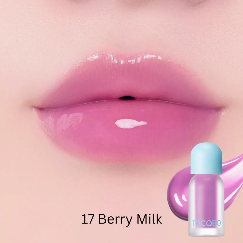 Vaj për buzë Tocobo Juicy Berry, 17 Berry Milk, 4g